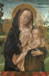 A Virgem Maria calando o bebê Jesus, depois de 1476