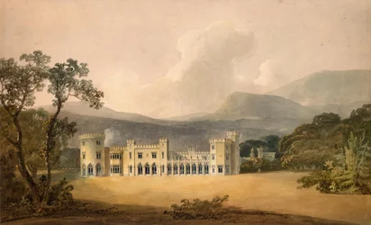 Fachada do jardim do Castelo de Shanbally, Condado de Tipperary