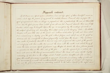 Texto, O "Livro Vermelho" do Castelo de Blaise, sede de John Scandrett Harford Esq