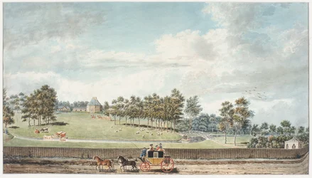 O treinador de Harwich (wc no papel de wove)