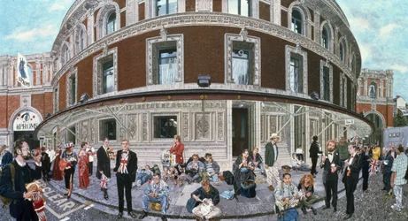 Promenaders na noite passada, Royal Albert Hall