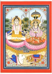 O Casal Divino Shiva e Parvati