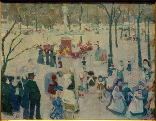 Parque infantil no Jardin du Luxembourg