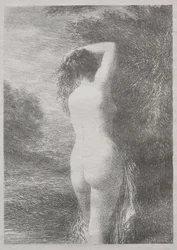 Banhista de pé, 1899.