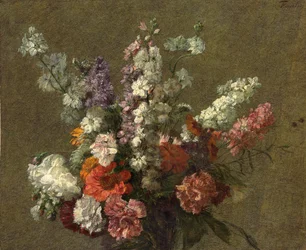 Delphiniums; Cotovelo, 1899