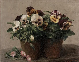 Ainda vida de amores-perfeitos e margaridas, 1889