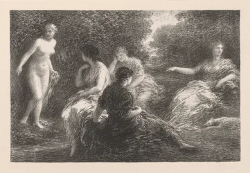 Os banhistas, 1896.