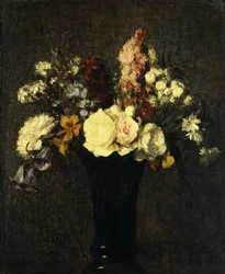 Vaso de flores; Vaso de flores, 1869