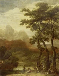 Paisagem com caçadores