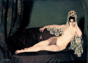 «Nu feminino» - Retrato da condessa Anna princesa Brancoveanu (Brancovan)