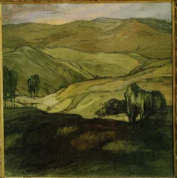 Paisagem em Aragão, 1911, 81 × 78 cm