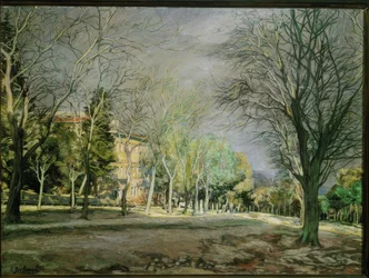 Ignacio Zuloaga - Paisagem perto de El Escorial &39;, 1932, Óleo sobre tela, 71 × 96 cm