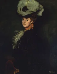 RETRATO DE ANNIE BOURDIN - 1906 - OLEO - LIENZO –101X78 CM
