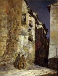SEGOVIA DE NOITE - A 1930 - P - L - 94X74 CM