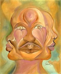 Faces da cópula (óleo sobre tela)
