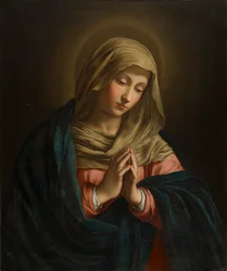 A Virgem em Oração, c.1629-85 (óleo sobre tela)