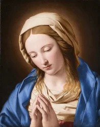 A Virgem em Oração, c. 1645-1655 (óleo sobre tela)