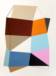 Blocos de cores geométricos