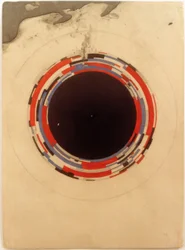 Desenho de uma pintura suprematista para porcelana