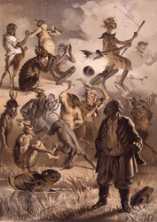 Ilustração para o conto The Lost Letter from Evenings on a Farm Near Dikanka de Nikolai Gogol,