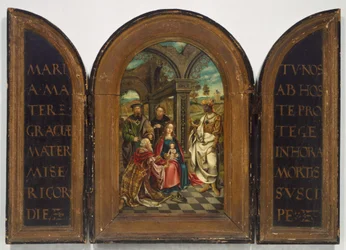 Adoração dos Reis Magos, provavelmente do século XVII.
