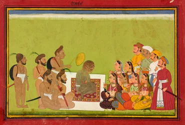 Uma audiência com Rom Rishi, c.1700-1725