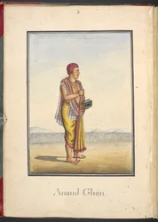 Anand Gran, um pandit de Benares, autor da versão persa do "Adhyatma Ramayana", traduzida por Boddam