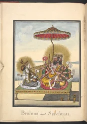 Brahma e Sarasvati