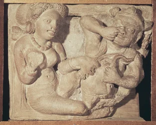 Gynaeceum Scene, de Mathura, Uttar Pradesh