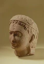 Cabeça de Siva, Mathura (arenito vermelho)
