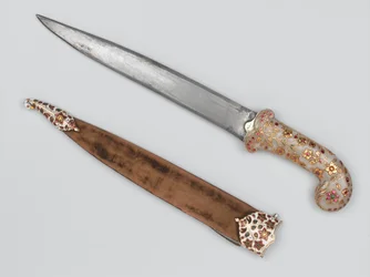 Khanjar que pertencia ao sultão Tipu, levado em Seringapatam, 1799 por volta de