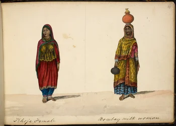Mulher Khoja; Vendedora de leite de Bombaim