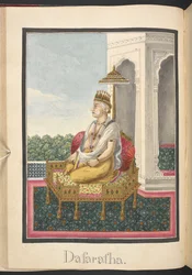 Rei Dasaratha, rei de Ayodhya, e pai de Rama