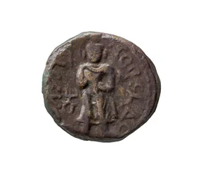 Kushan Coin, DC 127-155 (cobre)