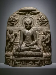 Maravijaya Buddha. Norte da Índia, Bihar