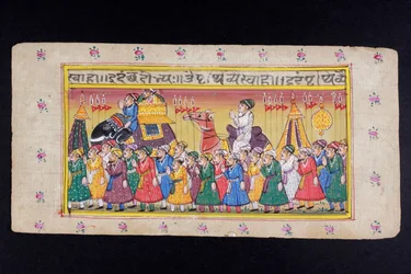 Pintura em miniatura de Rajasthani