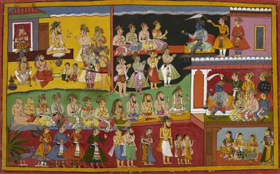 Rāma reconhece Lava e Kusha, e Sītā jura a sua inocência perante ele