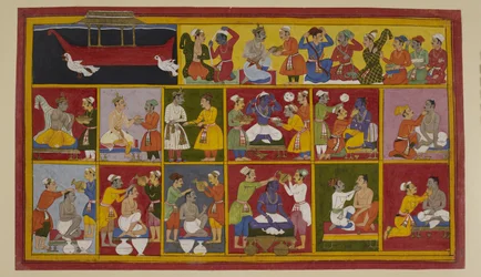 Começam os preparativos para a coroação de Rāma; Puṣpaka regressa a Kubera