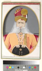 Sardar Singh, c.1870 (aquarela opaca e ouro sobre papel)