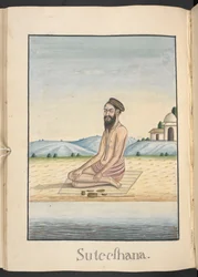 Sutikshana, um eremita visitado por Rama e Sita