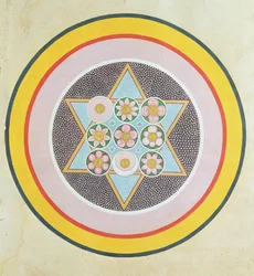Design da estrela tântrica