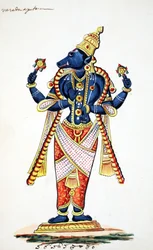 Varaha, avatar do varrão de Vishnu (wc no papel)