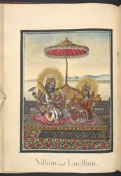 Vishnu e Laksmi
