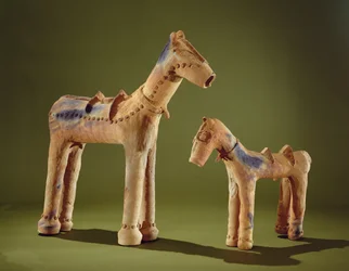 Cavalos modelo, c.2000 aC (louça de barro)