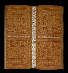 Saia Cerimonial, Sumatra (seda e algodão bordado)
