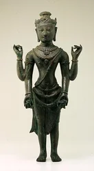 Figura de Vishnu, de Java (bronze)