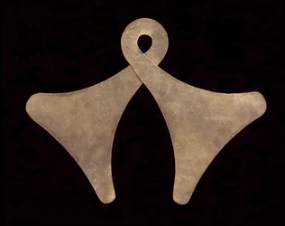 Ornamento, povos da Ilha Sumba (ouro)
