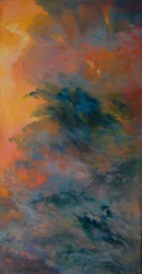 Solstício, 2024 (óleo sobre tela)