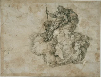 Apollo (caneta e tinta sobre papel)