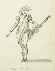 Inundações: o Refrão, c.1631 (caneta e tinta sobre papel)